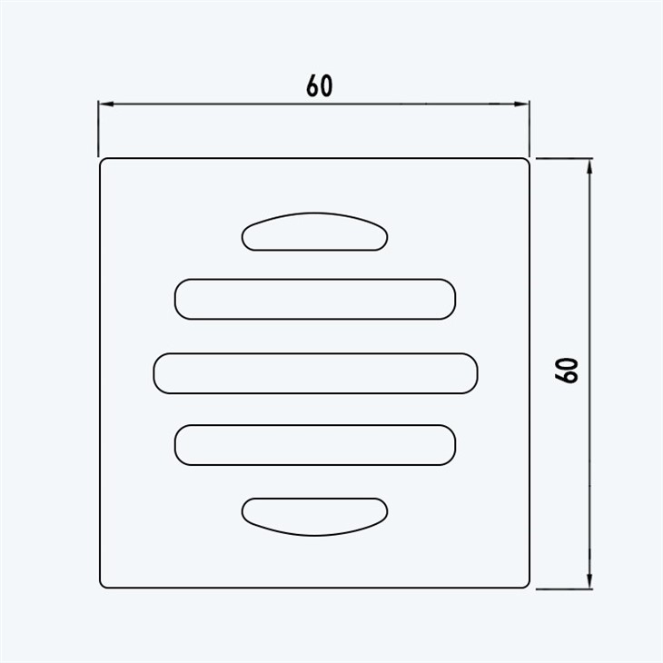 floor drain dimensions
