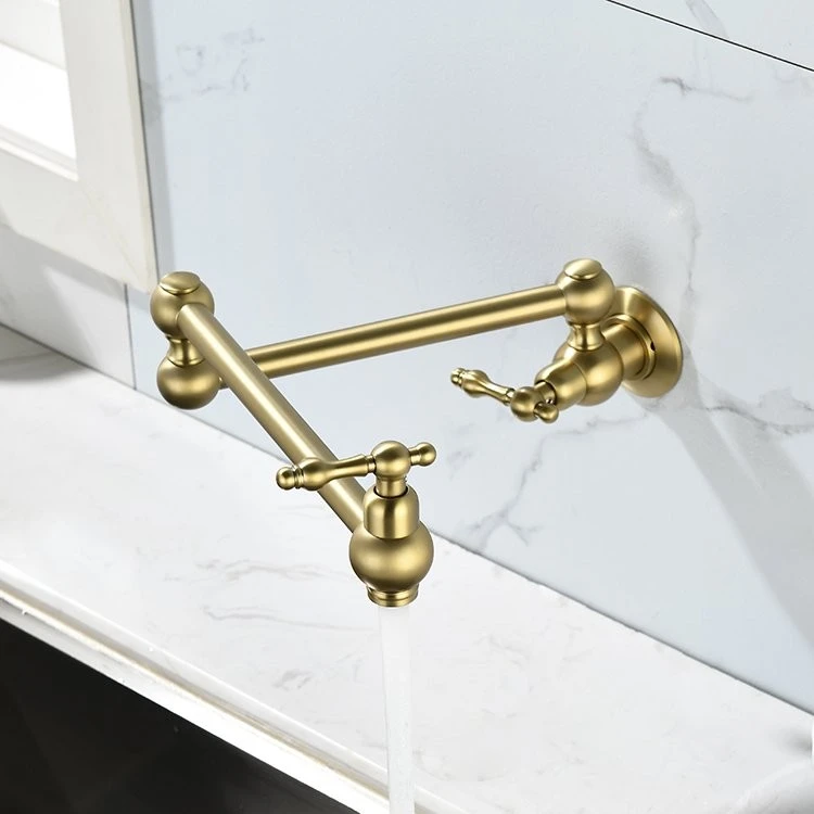 Gold Folding Pot Filler Faucet high quality