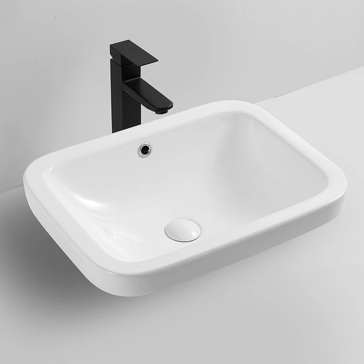 0.recessed washbasins