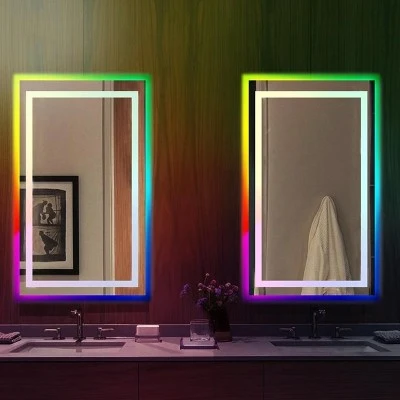 Светодиодные настенные зеркала RGB