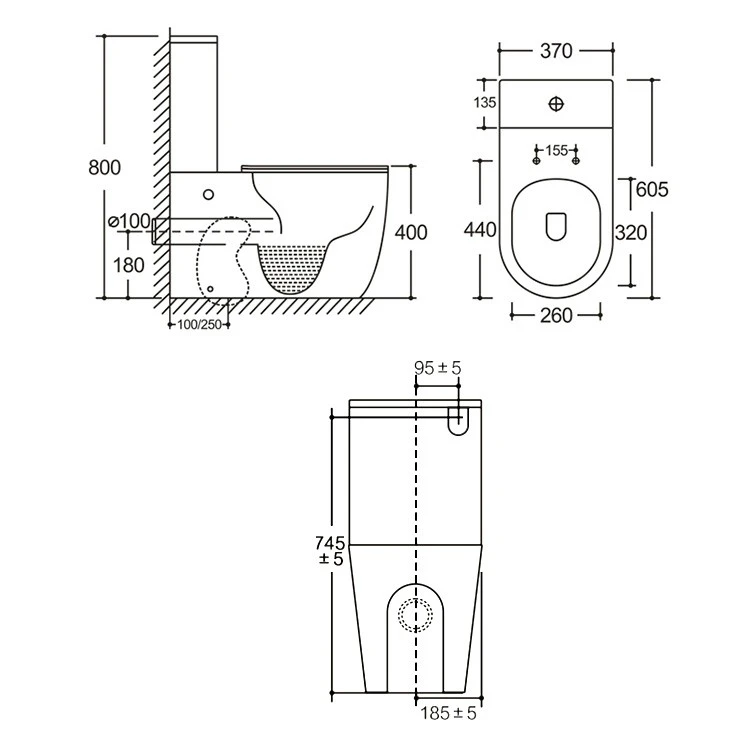 toto toilet two piece